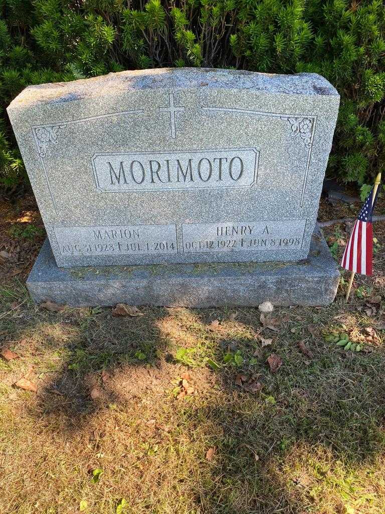 Marion Morimoto's grave. Photo 2
