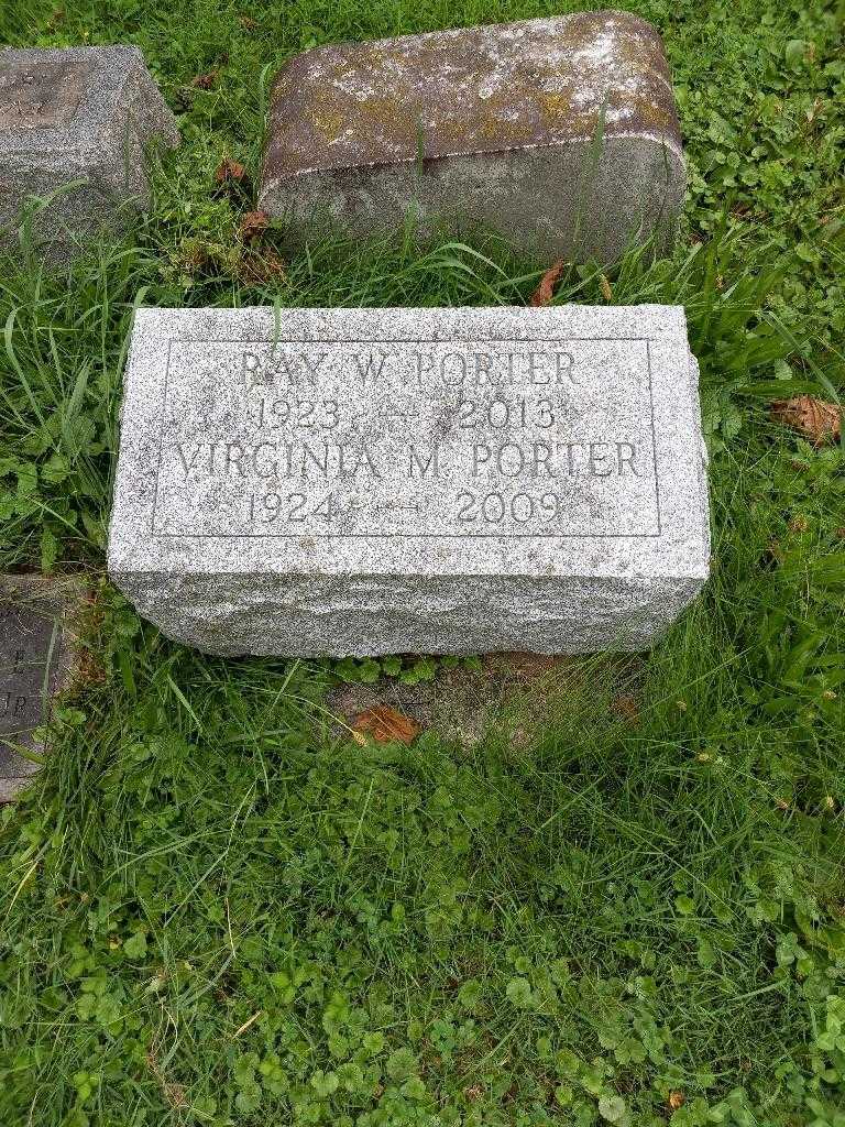 Virginia M. Porter's grave. Photo 2