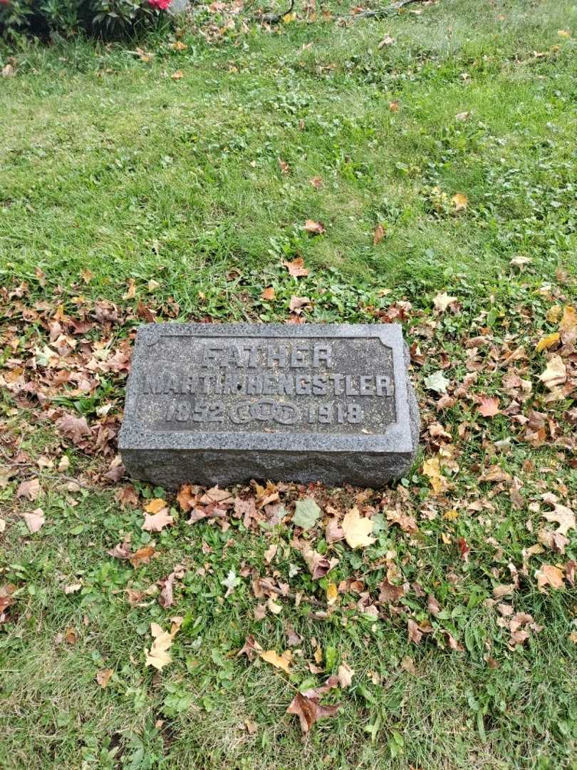 Martin Hengstler's grave. Photo 2