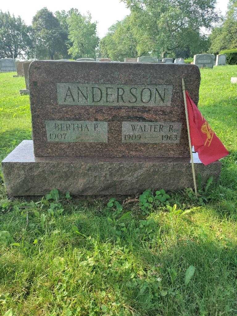 Walter R. Anderson's grave. Photo 1