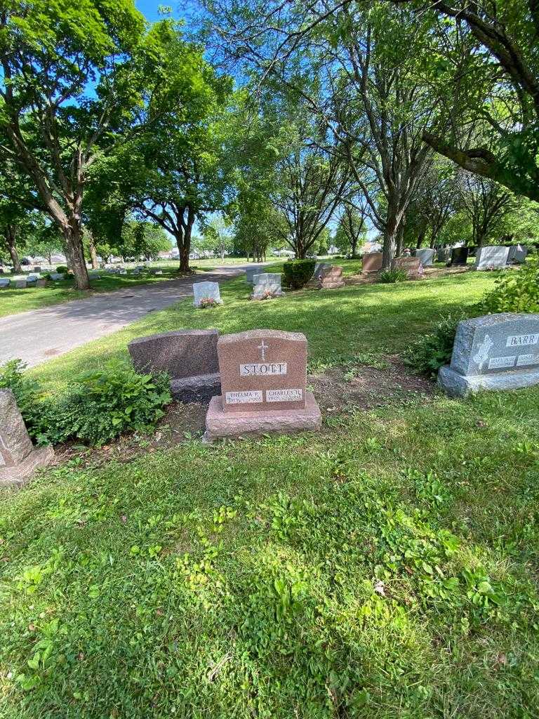Charles H. Stott's grave. Photo 1