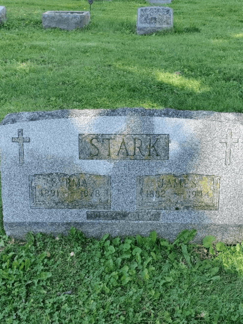 James Stark's grave. Photo 3