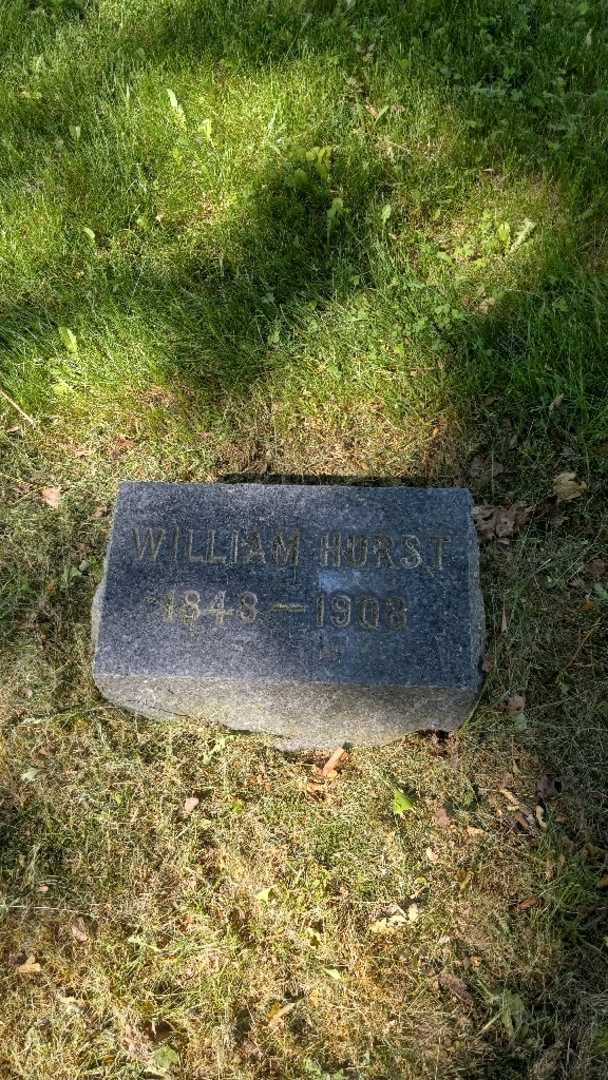 William Hurst's grave. Photo 3