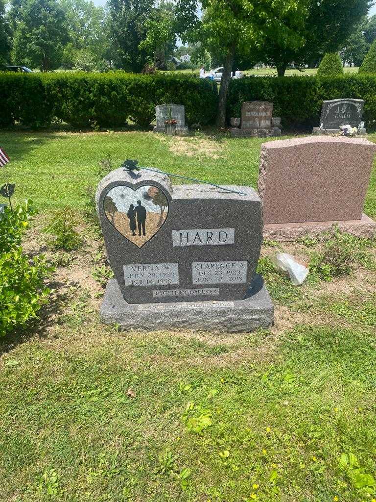 Clarence A. Hard's grave. Photo 2