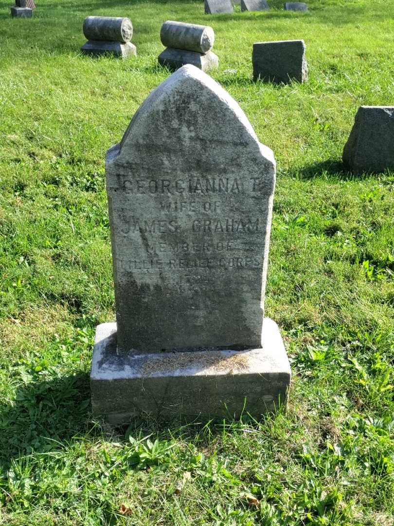 Georgianna T. Graham's grave. Photo 2