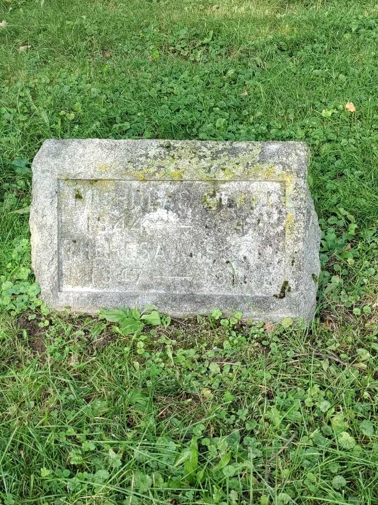 Nicholas Eckel's grave. Photo 3