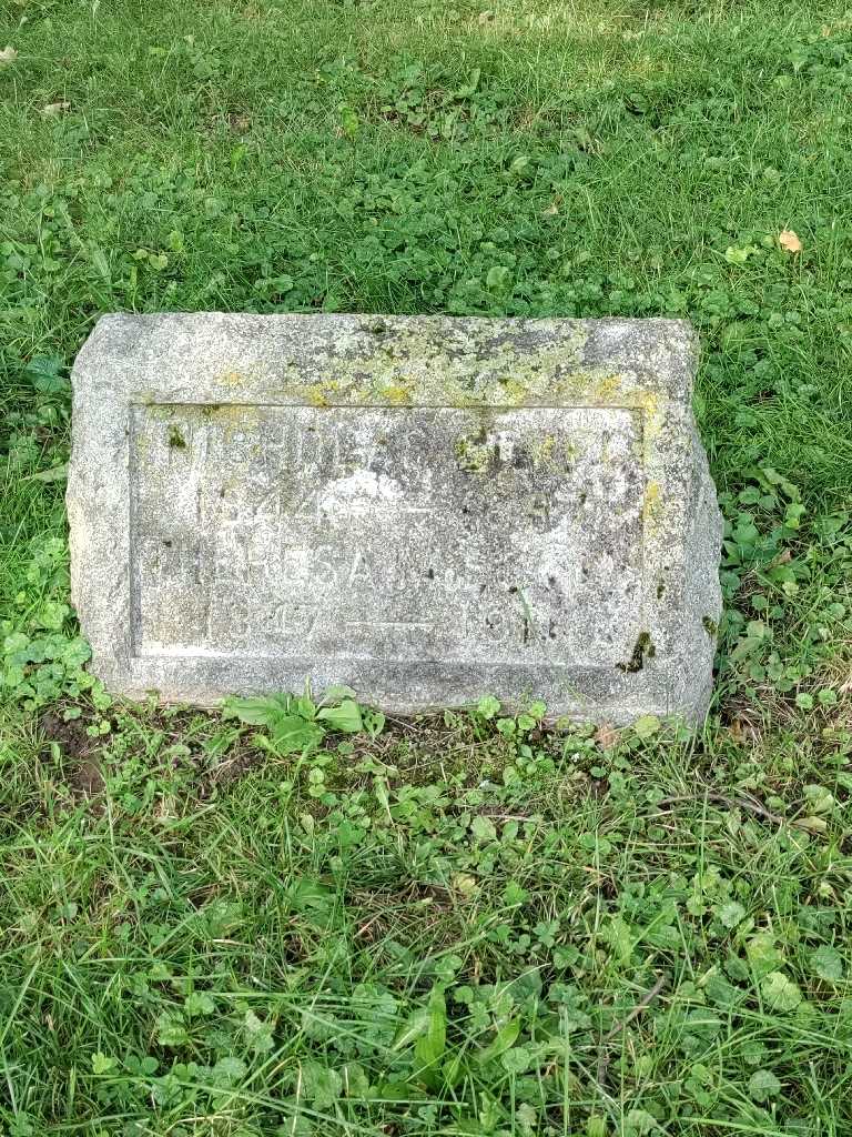 Theresa Burkhardt Eckel's grave. Photo 3