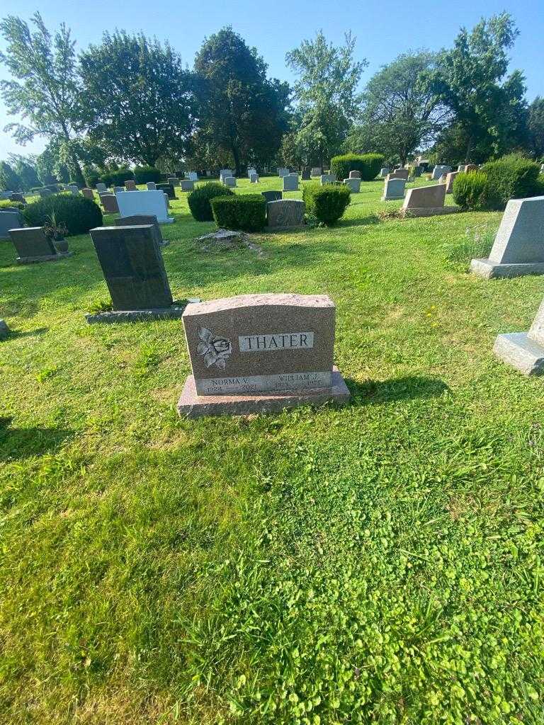 Norma V. Thater's grave. Photo 1