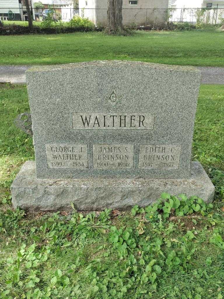 George J. Walther's grave. Photo 2