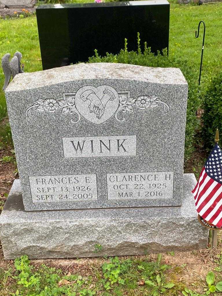 Frances E. Wink's grave. Photo 2