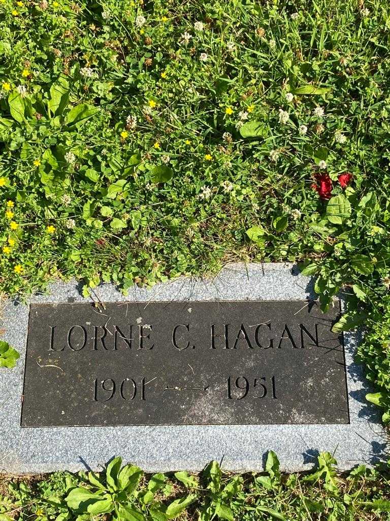 Lorne C. Hagan's grave. Photo 3