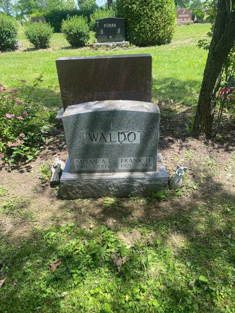 Susan A. Waldo's grave. Photo 2