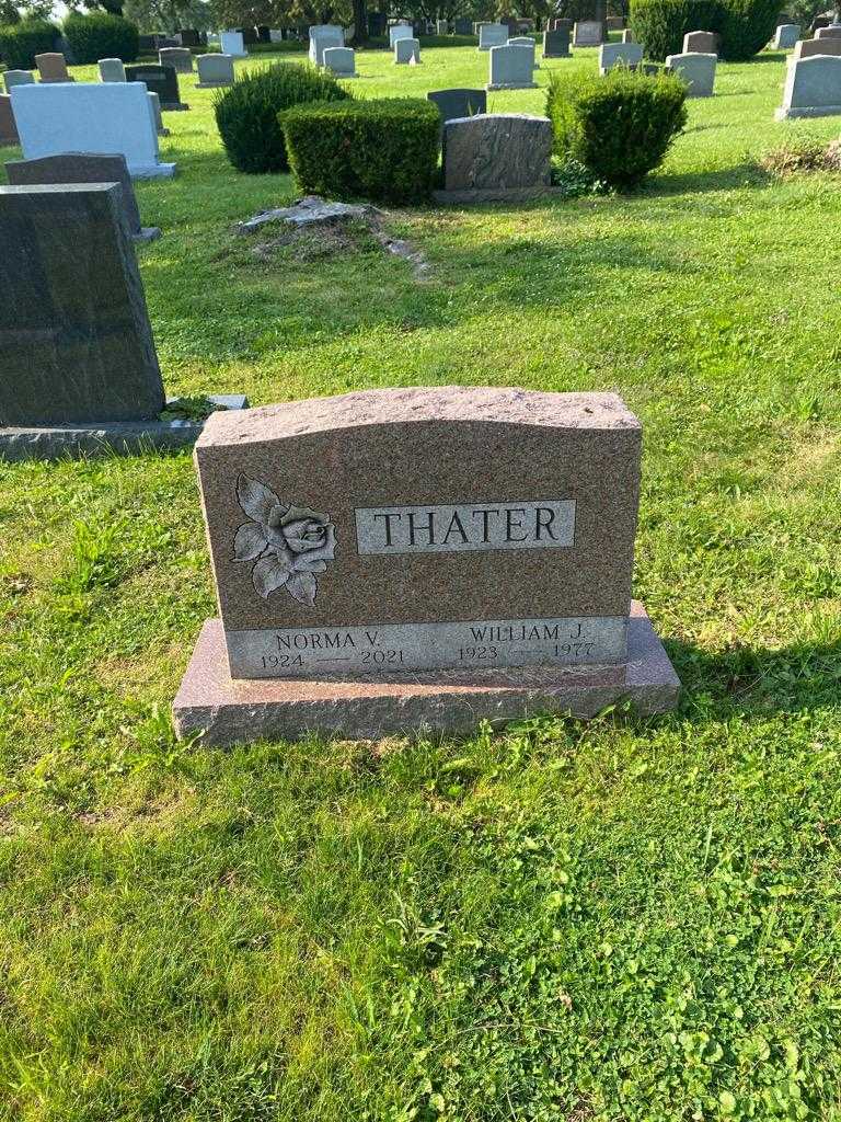 William J. Thater's grave. Photo 2