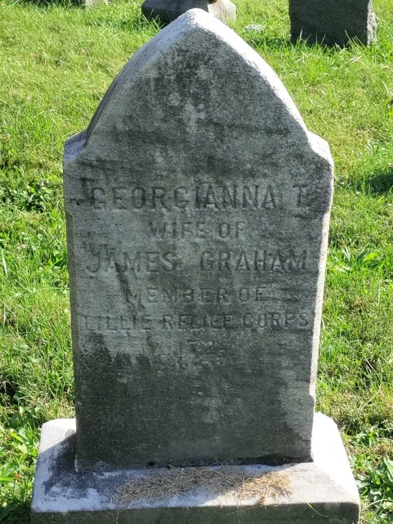 Georgianna T. Graham's grave. Photo 3