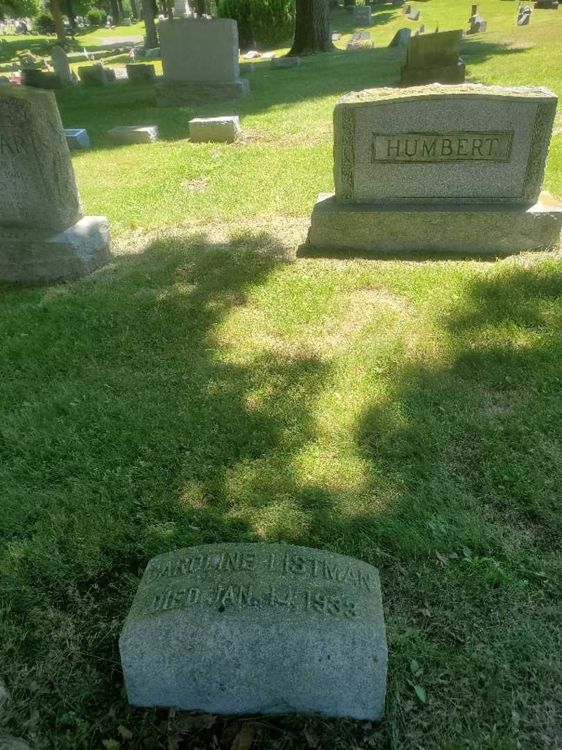 Caroline Listman's grave. Photo 1