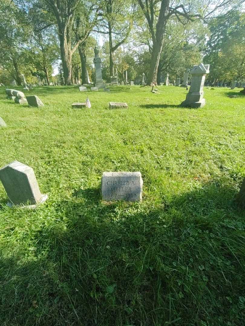 Charles A. Miller's grave. Photo 1