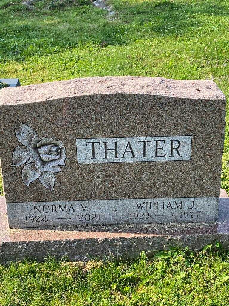 Norma V. Thater's grave. Photo 3