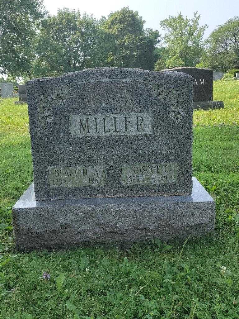 Blanche A. Miller's grave. Photo 2