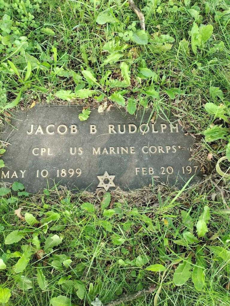 Jacob B. Rudolph's grave. Photo 4