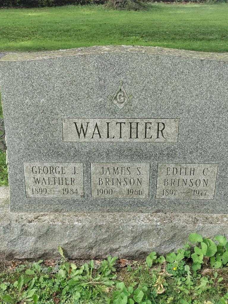 George J. Walther's grave. Photo 3