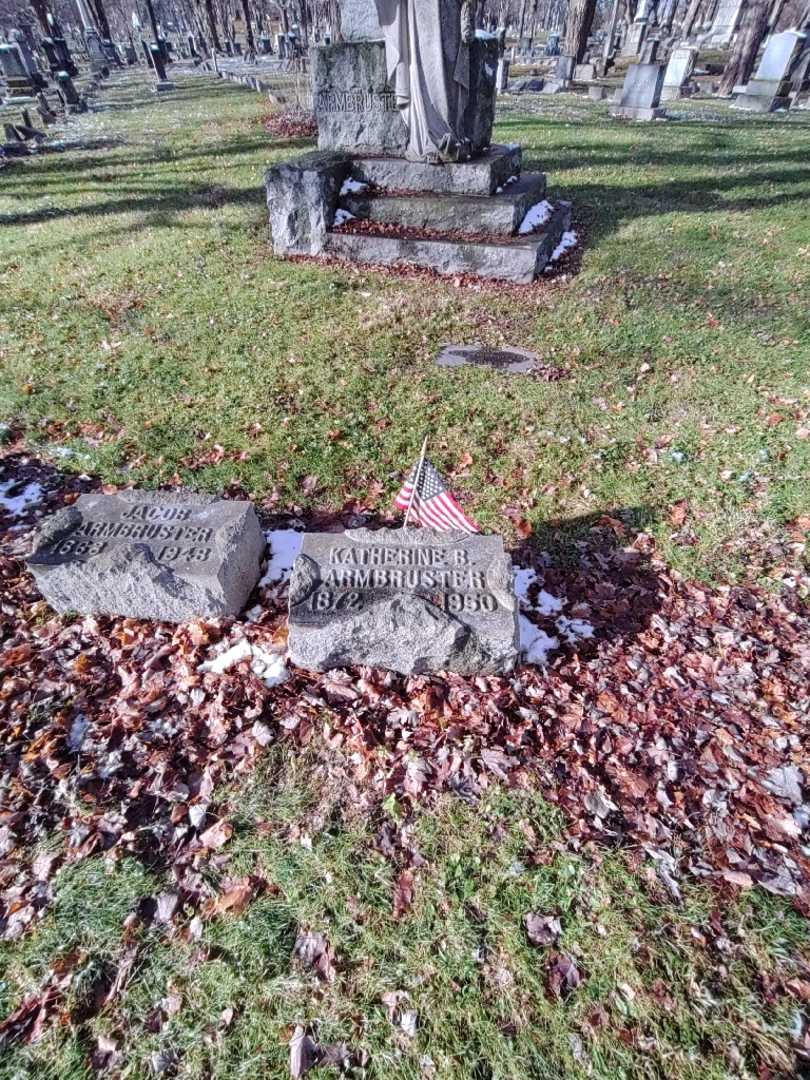 Katherine B. Armbruster's grave. Photo 1