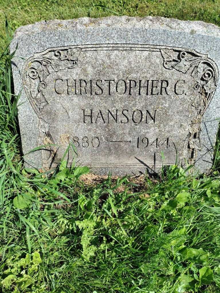 Christopher C. Hanson's grave. Photo 3