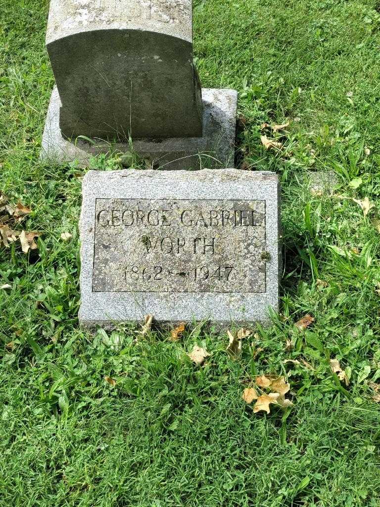 George Gabriel Worth's grave. Photo 2