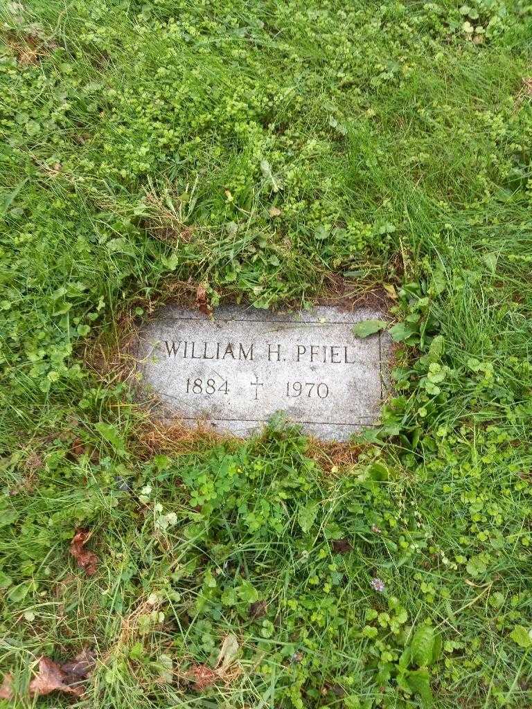 William H. Pfiel's grave. Photo 1