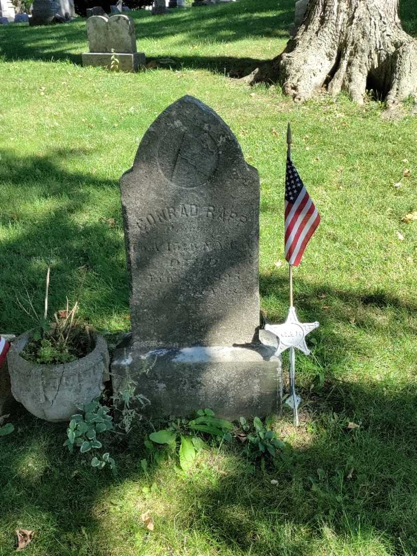 Conrad Rapp's grave. Photo 2