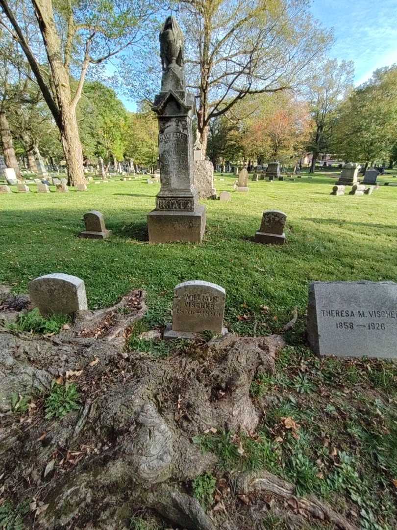 William F. Vischer's grave. Photo 1
