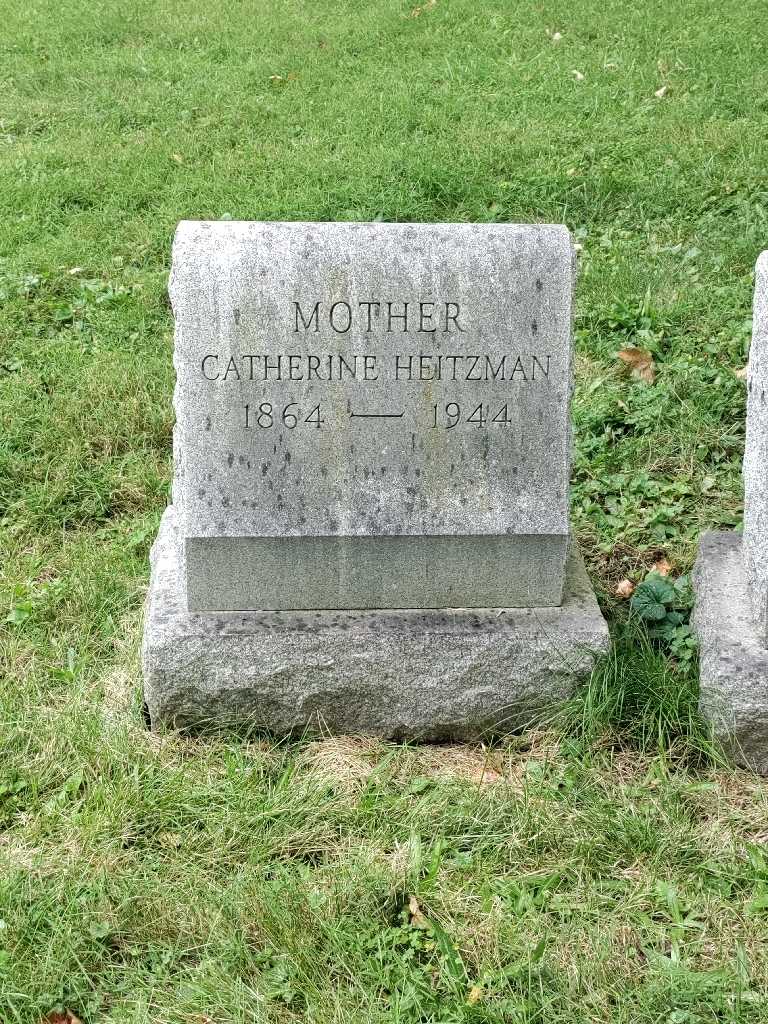 Catherine Heitzman's grave. Photo 2