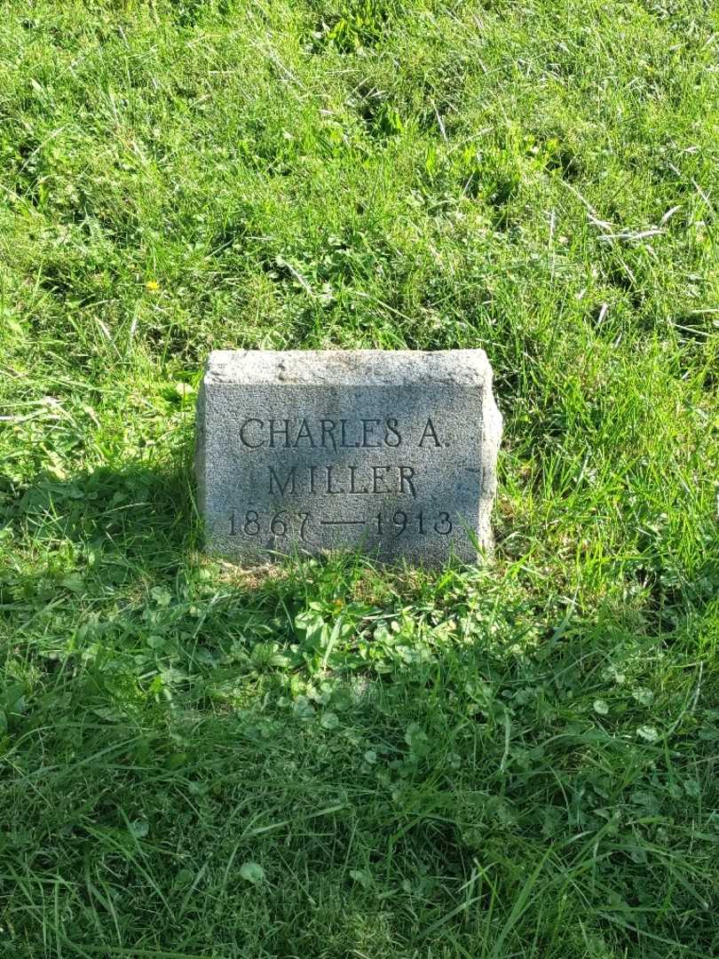 Charles A. Miller's grave. Photo 2