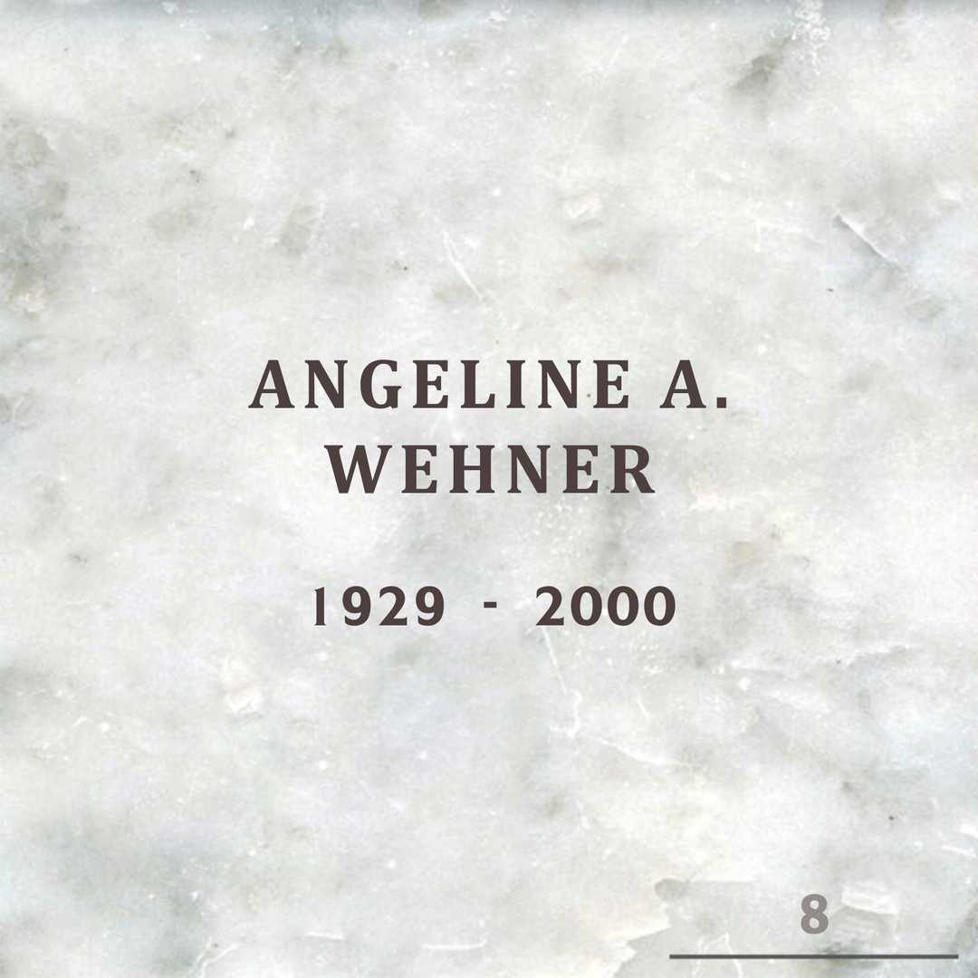 Angeline A. Wehner's grave