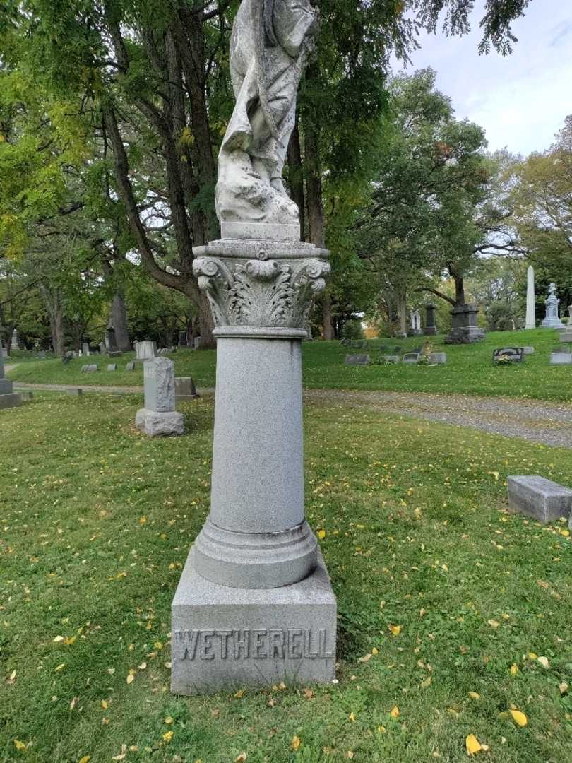 Elizabeth C. Wetherell's grave. Photo 4