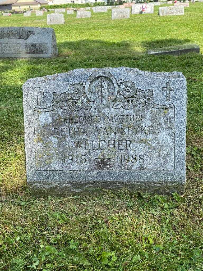 Bernard S. Welcher's grave. Photo 3