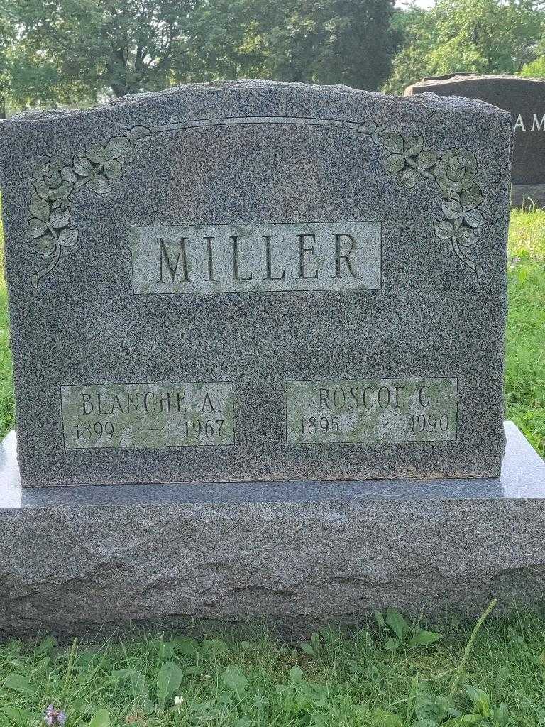 Blanche A. Miller's grave. Photo 3