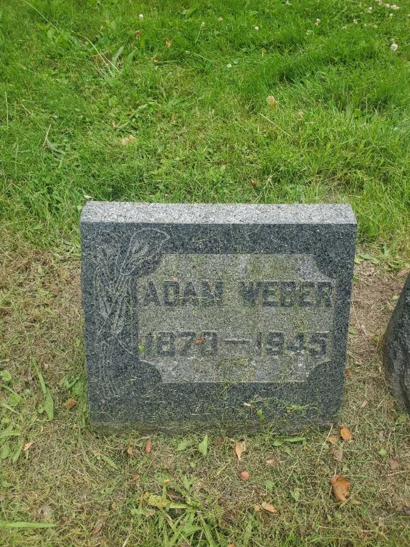 Adam Weber's grave. Photo 3