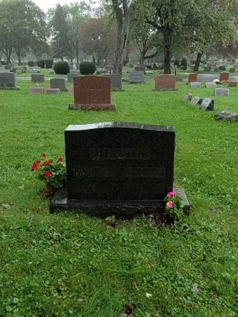 Frederick E. Megnin's grave. Photo 1