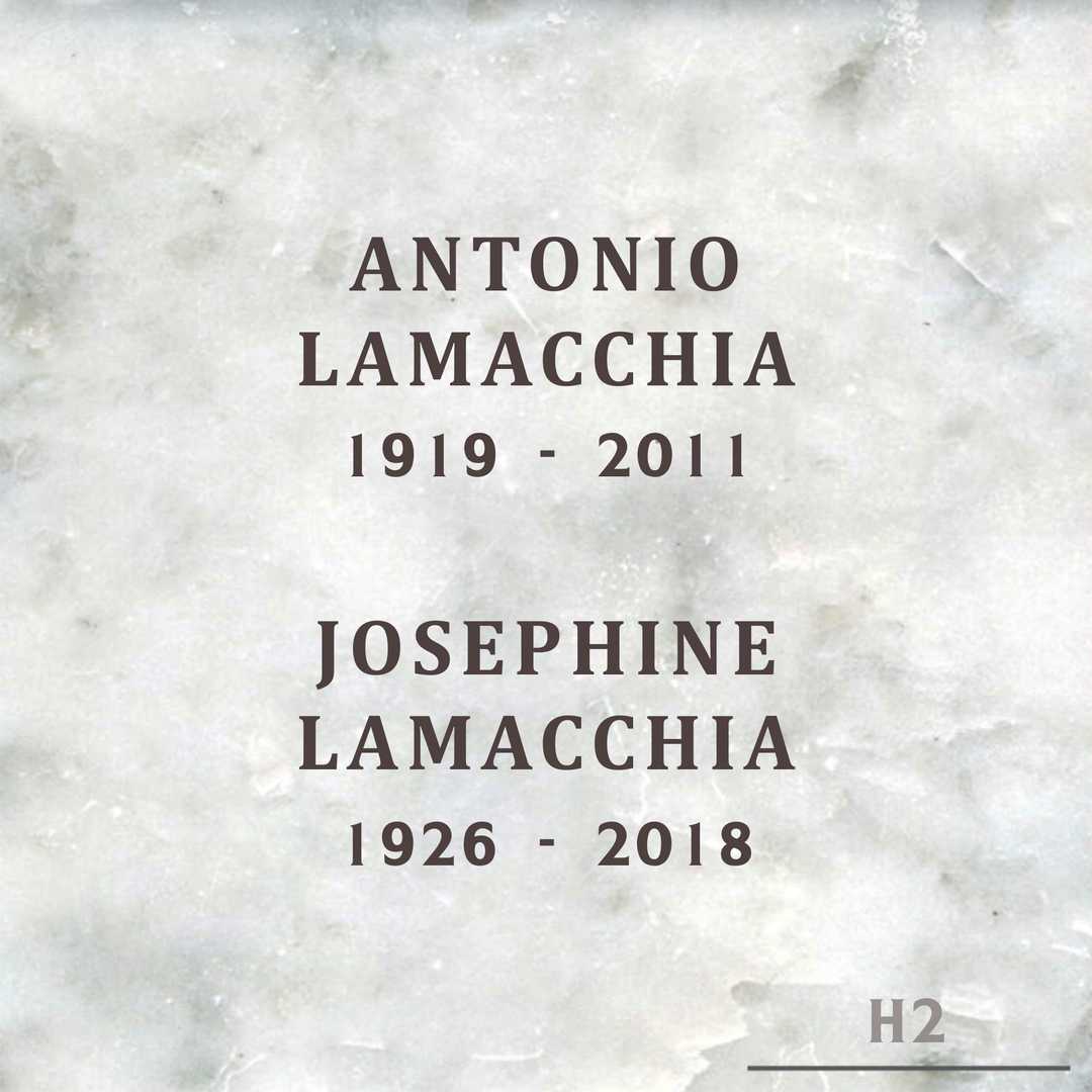 Antonio LaMacchia's grave