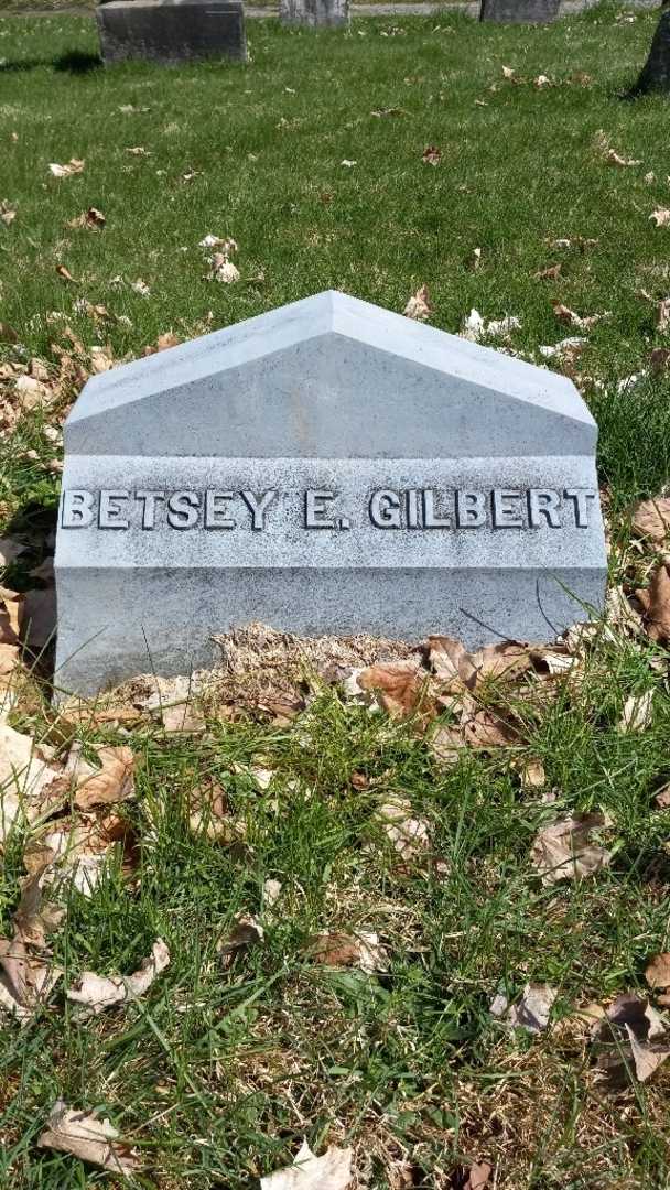 Betsey E. Gilbert's grave. Photo 5