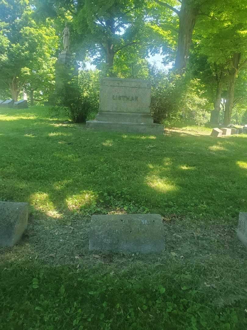 Catherine "Kate" Listman's grave. Photo 1