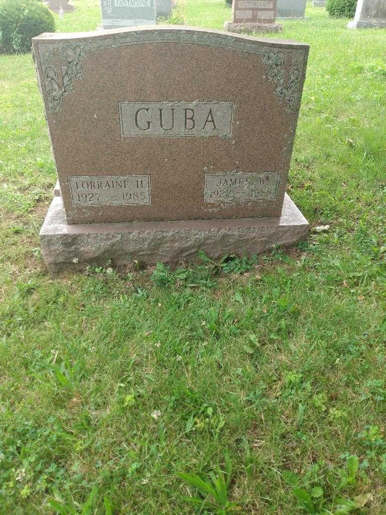 James W. Guba's grave. Photo 1