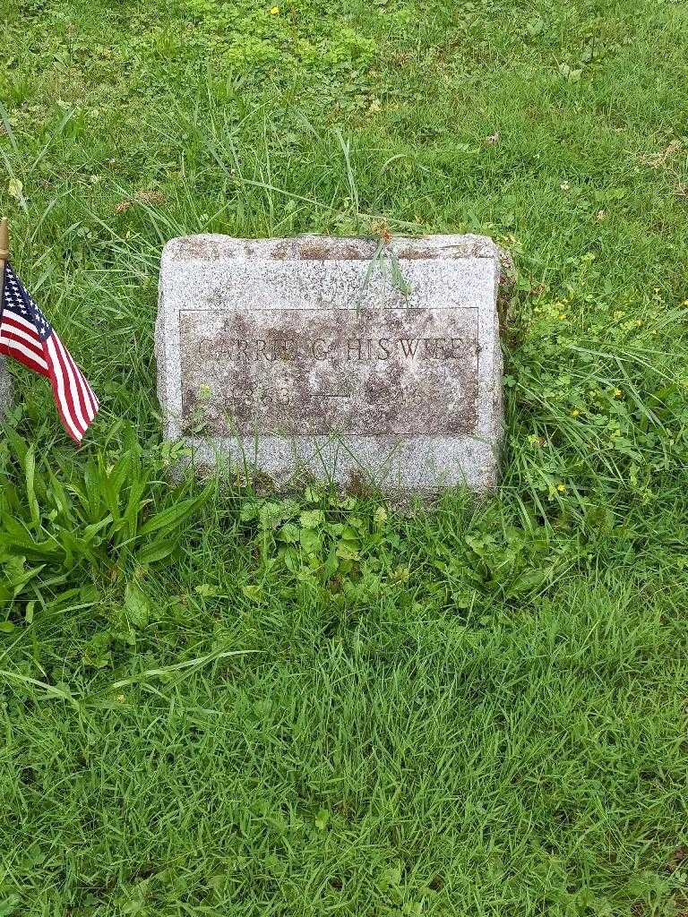 Carrie G. Congar's grave. Photo 2