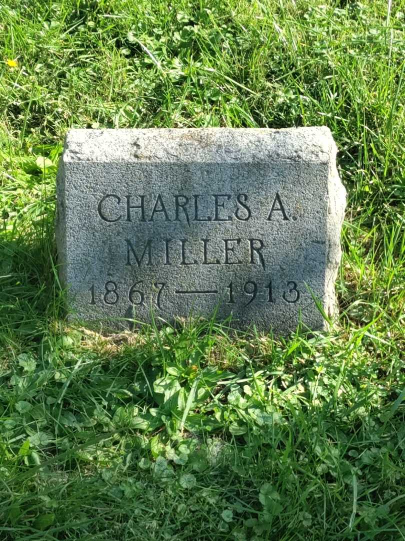 Charles A. Miller's grave. Photo 3