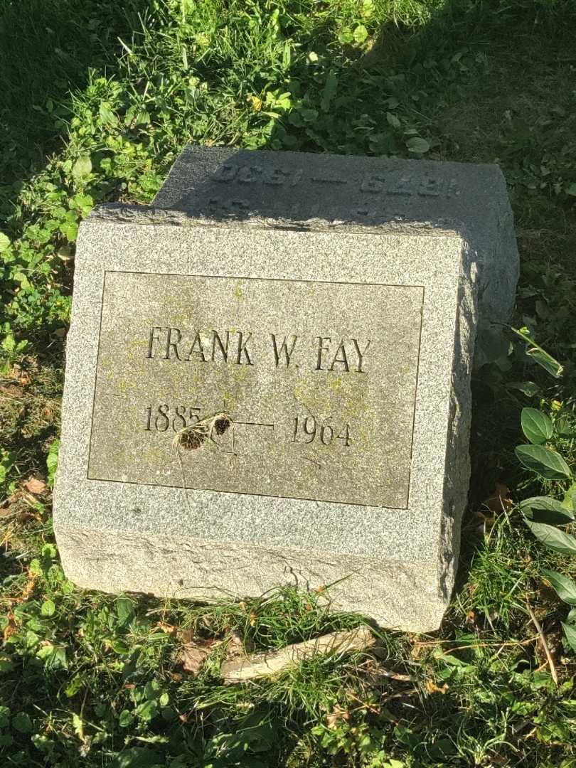 Frank W. Fay's grave. Photo 3