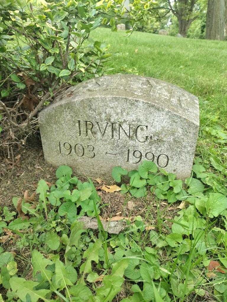 Wesley R. Irving's grave. Photo 2