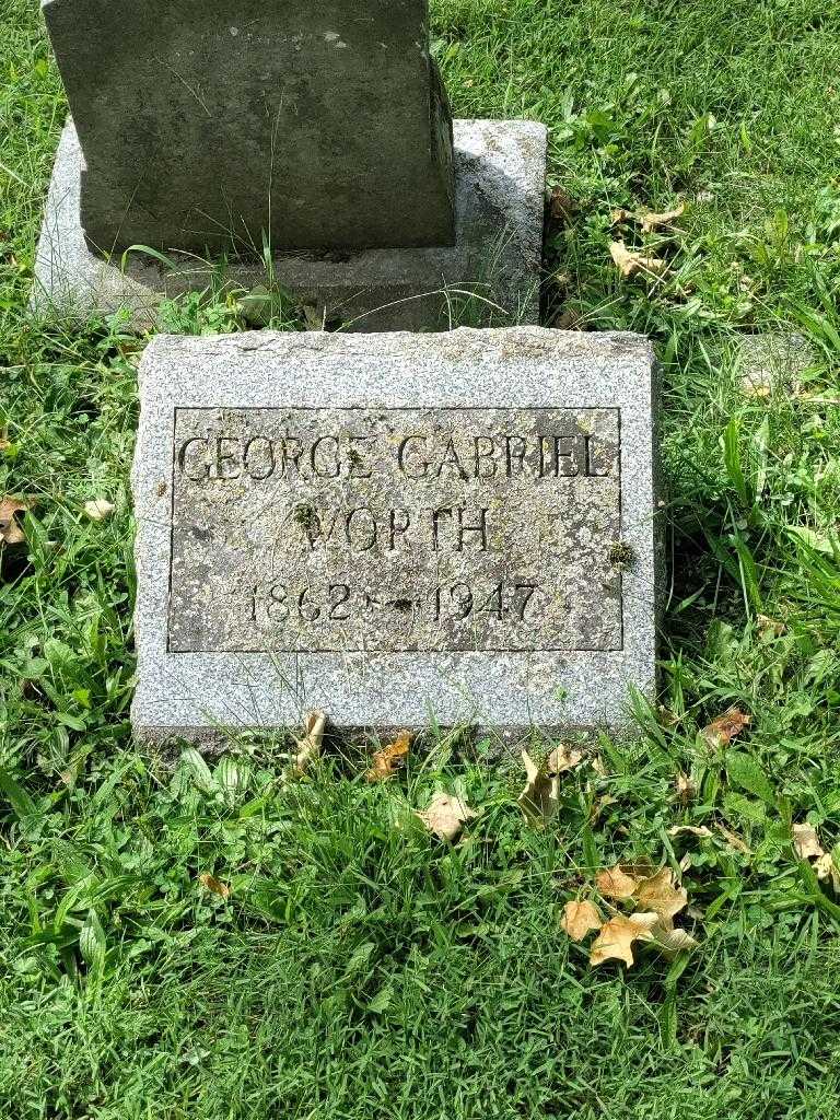 George Gabriel Worth's grave. Photo 3