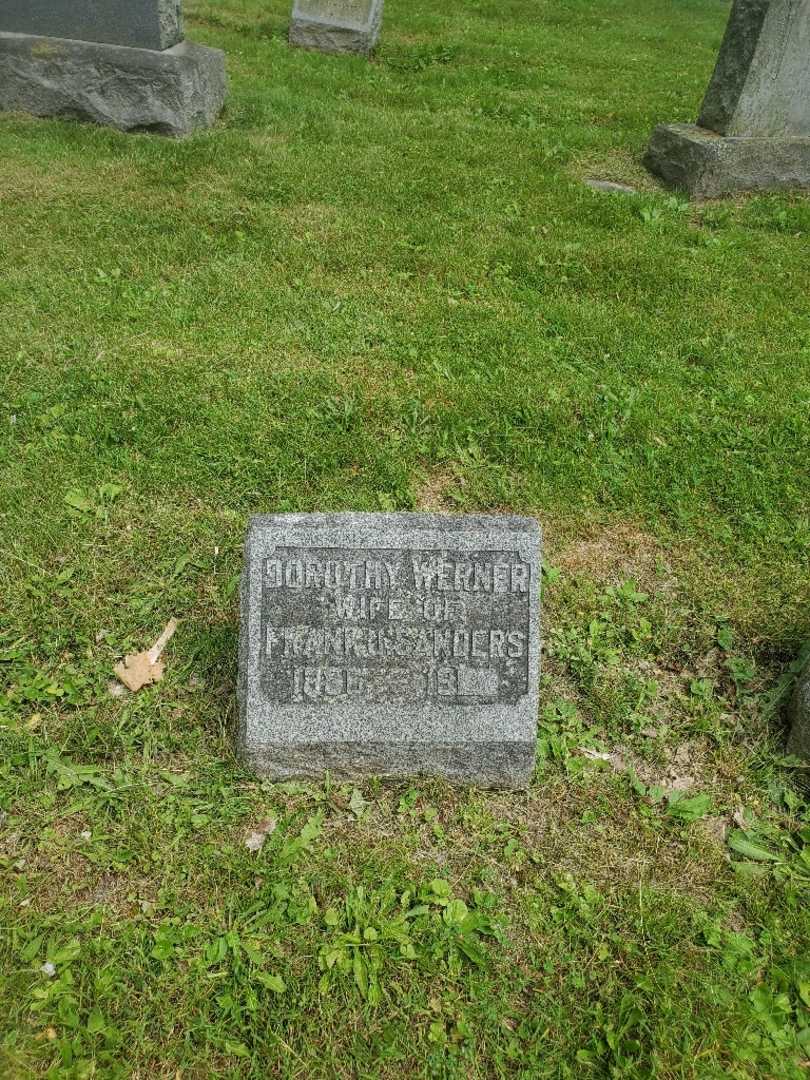 Dorothy Sanders Werner's grave. Photo 2