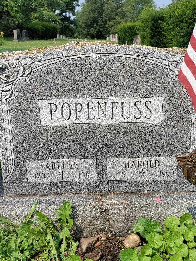 Harold F. Popenfuss's grave
