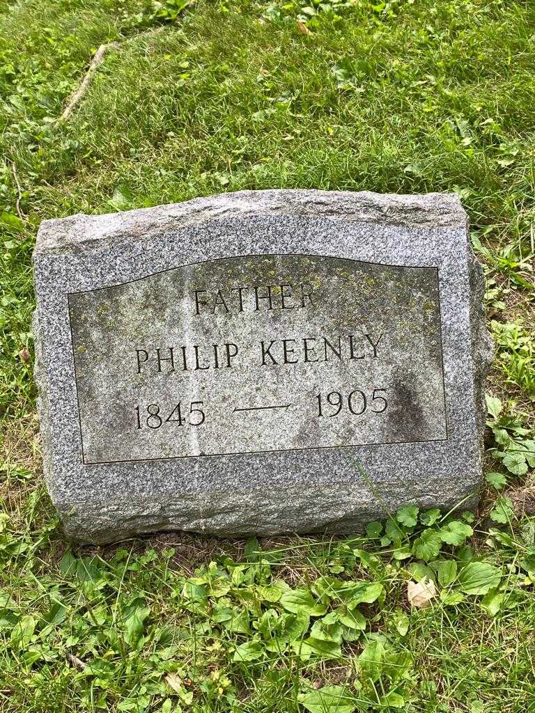 Philip F. Keenly's grave. Photo 3